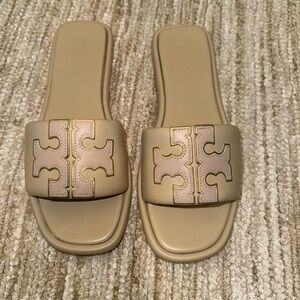 Tory Burch Double T Sport Slide